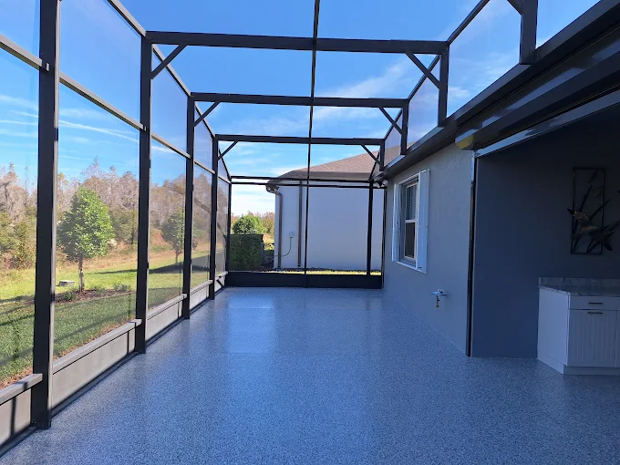Garage floor upgrade in Tampa