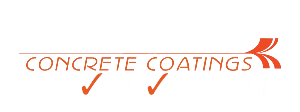 The image displays a logo for "Integrity Concrete Coatings" with the slogan "There is value in work done right" and three checkmarks.